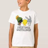 Chibi MARVIN THE MARTIAN™, TWEETY™ & BUGS BUNNY™ T-Shirt (Vorderseite)