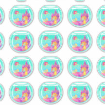 Chibi Mermaids (Blatt) Konturaufkleber