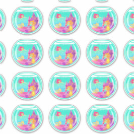 Chibi Mermaids (Blatt) Konturaufkleber Aufkleber