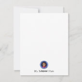 Chibi Merry Weihnachtskarte Feiertagskarte (Rückseite)