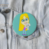 Chibi mit einem Jungtier Button (Beispiel)