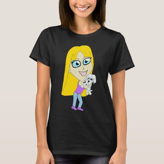 Chibi mit einem Jungtier T-Shirt (Vorderseite)