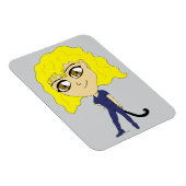 Chibi mit einer Katze wie Schwanz Magnet (Rechte Seite)