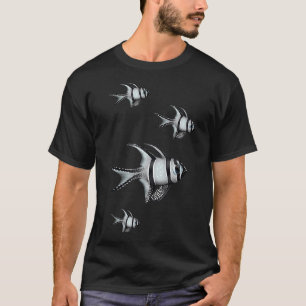 Chibi Mosasaur und Hai T-Shirt