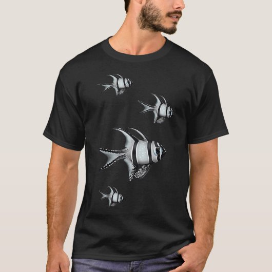 Chibi Mosasaur und Hai T-Shirt (Vorderseite)