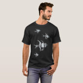 Chibi Mosasaur und Hai T-Shirt (Vorne ganz)