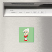 chibi mrs. claus magnet (In Situ (Geschirrspüler))