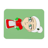 chibi mrs claus magnet (Horizontal)