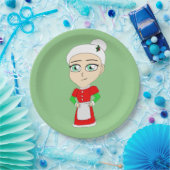 chibi mrs claus pappteller (Party)