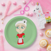 chibi mrs claus pappteller (Party)