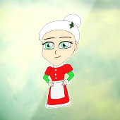 Chibi mrs fensteraufkleber (Blatt 3)