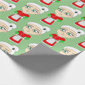 Chibi mrs geschenkpapier (Ecke)