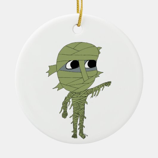 Chibi-Mumie Keramik Ornament (Vorne)