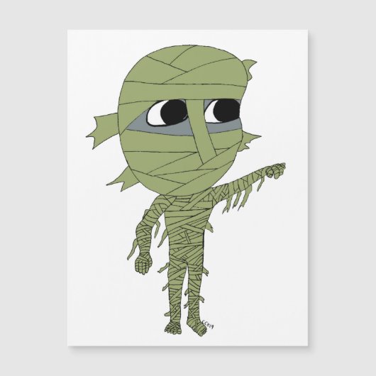 Chibi-Mumie Magnetkarte (Vorderseite)