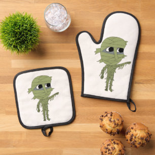 Chibi-Mumie Ofenhandschuh & Topflappen-Set