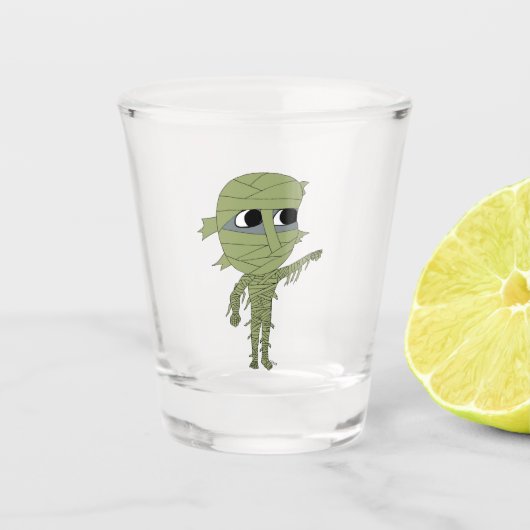 Chibi-Mumie Schnapsglas (Vorderseite)