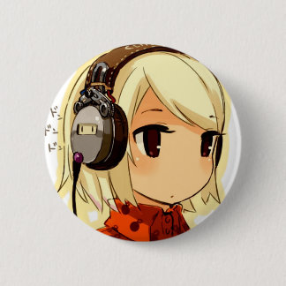 Chibi Musik-runder Knopf Button