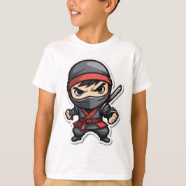 Chibi Ninja Warrior Cartoon - Kampfkünste von Fier T-Shirt