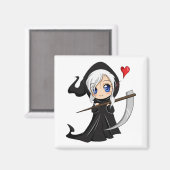 Chibi Nivian Magnet - Die Sensenmann (Vorderseite/Rückseite)