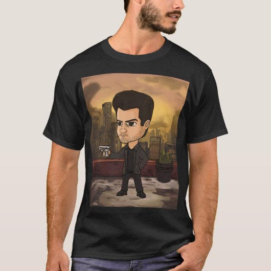 Chibi-Noir-Wächter T-Shirt (Vorderseite)