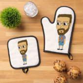 Chibi Ofenhandschuh & Topflappen-Set (Oben Unten)