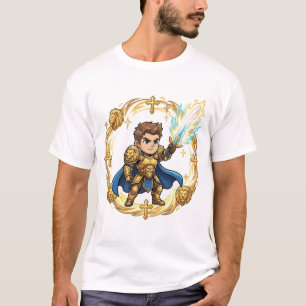 Chibi Paladin Heiliger Ritter Weg des Heiligen  T-Shirt