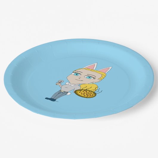 Chibi Pappteller (Schrägansicht)