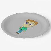Chibi Pappteller (Schrägansicht)