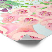 Chibi Peacock | Peacock Lover | Peacock Lover Art Poster (Ecke)