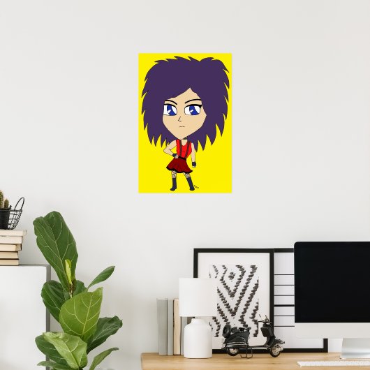Chibi Poster (Heimbüro)