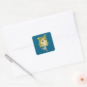Chibi Quadratischer Aufkleber (Umschlag)