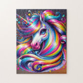 Chibi Rainbow Unicorn Puzzle (Vertikal)