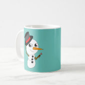 Chibi-Raucher Kaffeetasse (Vorderseite Links)