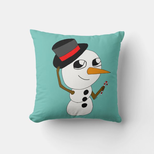 Chibi-Rauchknopf Kissen (Vorderseite)