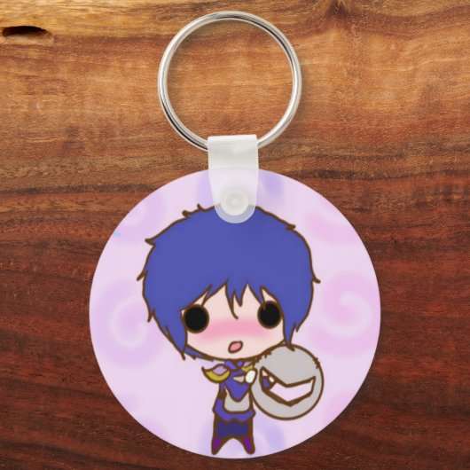 Chibi Ritter ohne Maske Schlüsselanhänger (Vorderseite)