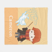 Chibi Ron Weasley Fleecedecke (Vorderseite (Horizontal))