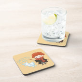 Chibi Ron Weasley Getränkeuntersetzer (Rechte Seite)