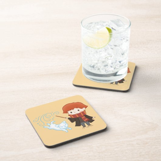 Chibi Ron Weasley Getränkeuntersetzer (Rechte Seite)
