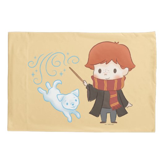 Chibi Ron Weasley Kissenbezug (Rückseite)