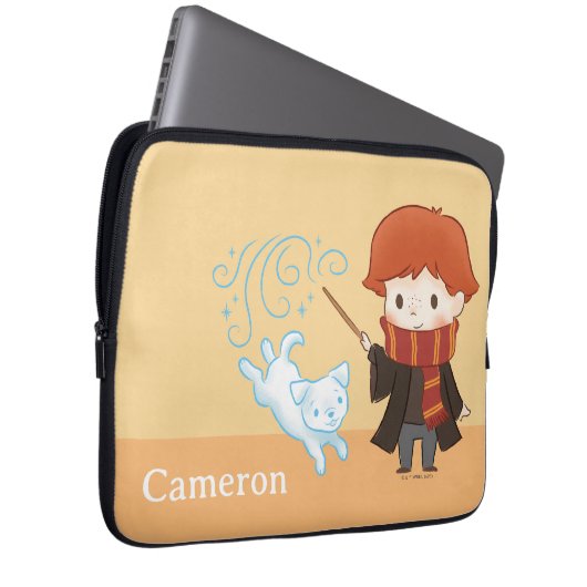 Chibi Ron Weasley Laptopschutzhülle (Vorne Rechts)