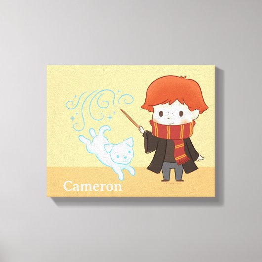 Chibi Ron Weasley Leinwanddruck (Vorderseite)