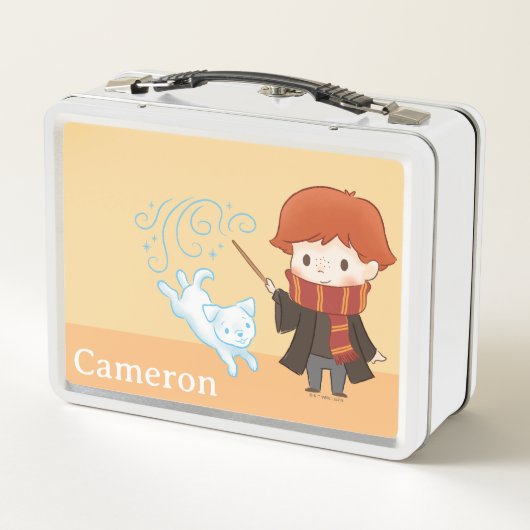 Chibi Ron Weasley Metall Brotdose (Rückseite)