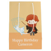 Chibi Ron Weasley Mittlere Geschenktüte (Rückseite)