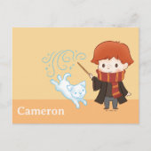 Chibi Ron Weasley Postkarte (Vorderseite)