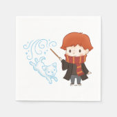Chibi Ron Weasley Serviette (Vorderseite)