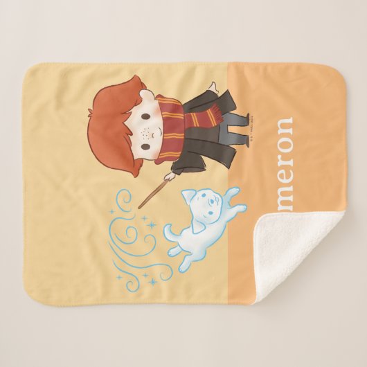 Chibi Ron Weasley Sherpadecke (Vorderseite (Horizontal))