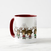 Chibi Rotwild alle Tasse (Vorderseite Links)