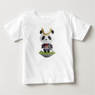 Chibi Samurai Panda 3D Charakter Baby T-shirt