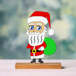 Chibi Santa Claus Acrylschild