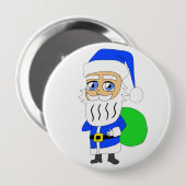 Chibi Santa Claus Button (Vorne & Hinten)